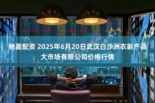 驰盈配资 2025年6月20日武汉白沙洲农副产品大市场有限公司价格行情