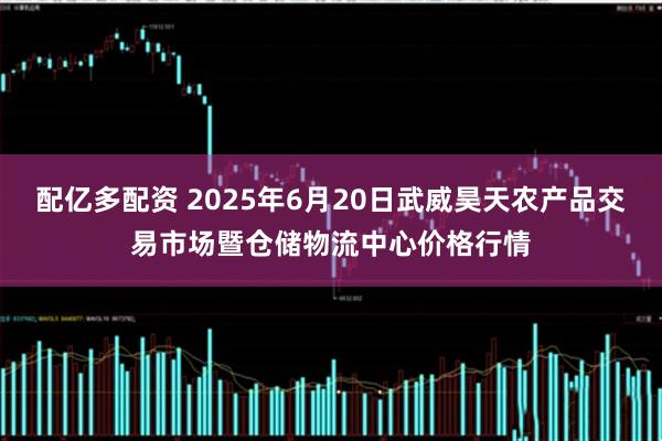 配亿多配资 2025年6月20日武威昊天农产品交易市场暨仓储物流中心价格行情